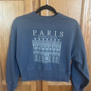 Abercrombie & Fitch Women’s Cropped Graphic Sweatshirt Size XS
